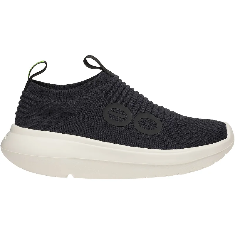 Top athletic shoes for women-Women's Oofos OOmy Zen Chalk/Black