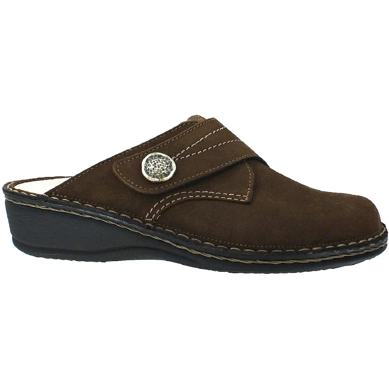 Women's Finn Comfort Santa Fe Soft Footbed Wood Cherokee Nubuck