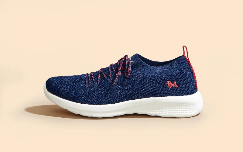 Athletic shoes with cool uppers-The Regulars : Navy Blue