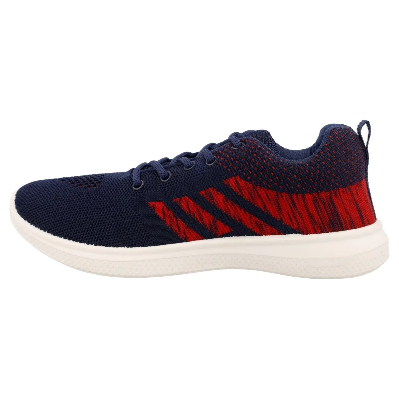 Walkaroo Kids Pull-on Sock Shoes - WS3054 Navy Blue Red