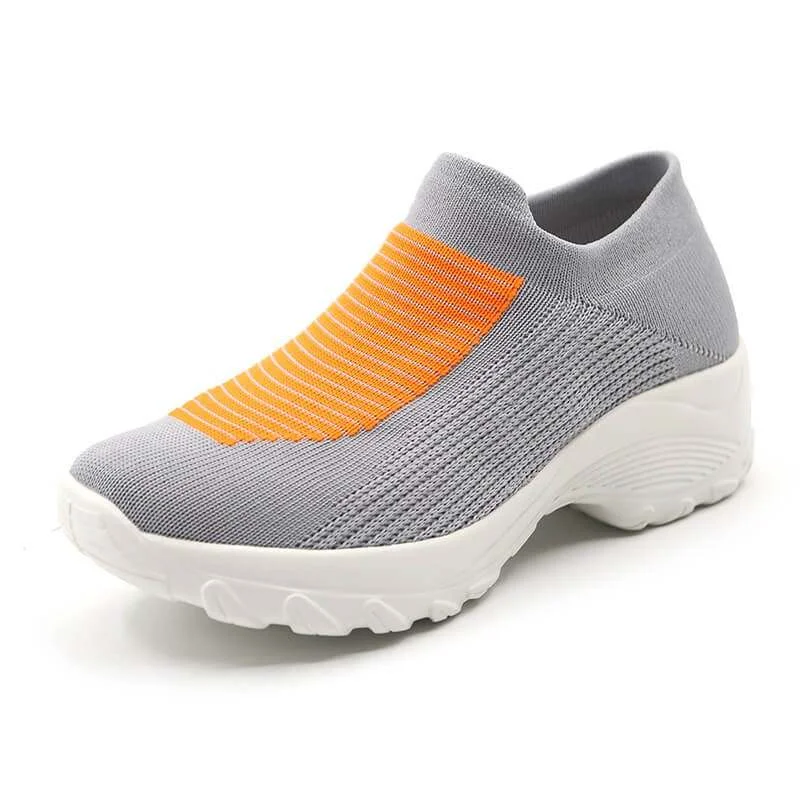 GRW Women Orthopedic Shoes Arch Support Breathable Elastic Shoes