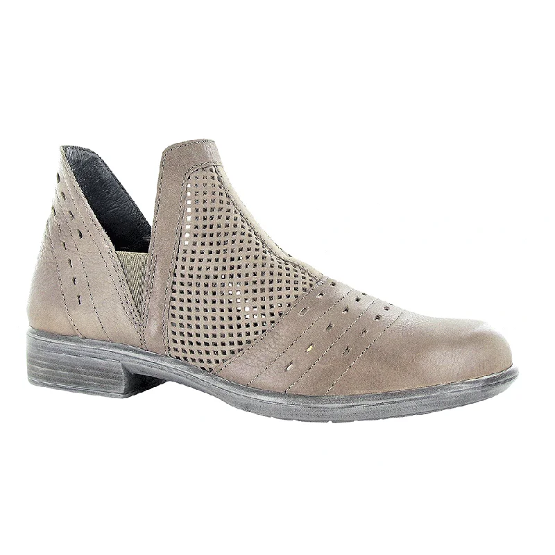 Perf. Stone Nubuck/Soft Stone Leather/ Glass Silver/Stone Nubuck