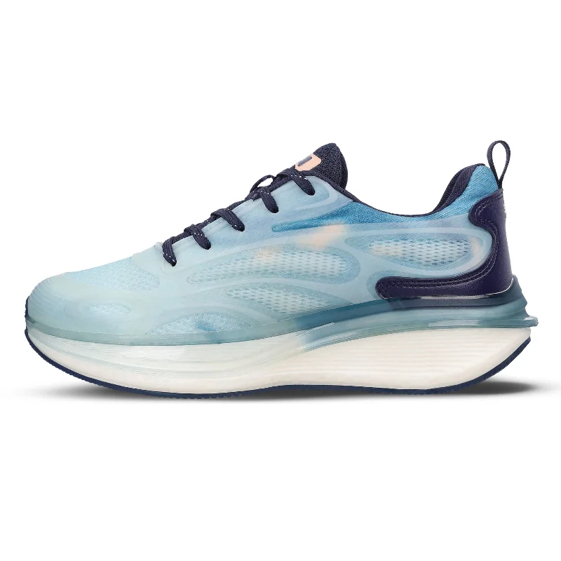 Men's Night Glow Sports Shoe - WS9154 Sea Blue