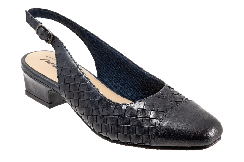 mules with textured designs for added appeal-Comfortable dress shoes with faux leather options for ethical wearDea Woven