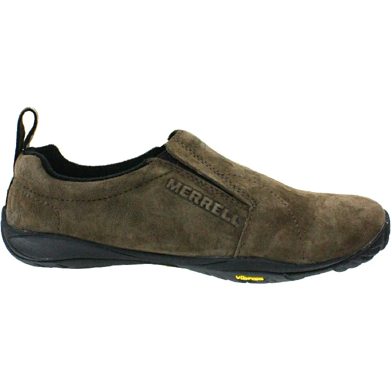 casual shoes for women with sporty style for casual days-Women's Merrell Barefoot Life Jungle Glove Gunsmoke Suede