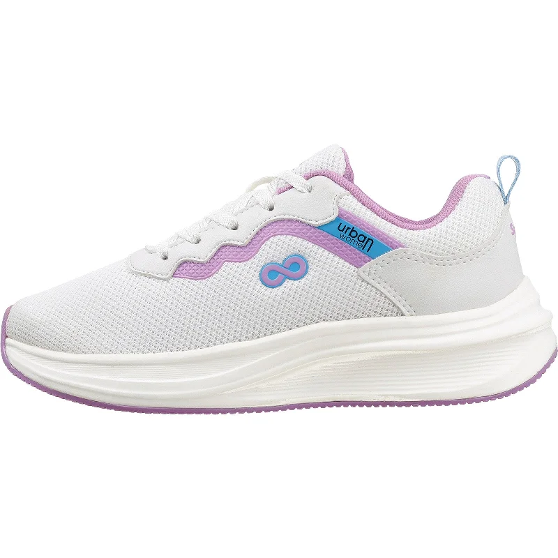 URBAN Women's Lace-up Sports Shoe - WS9919 White